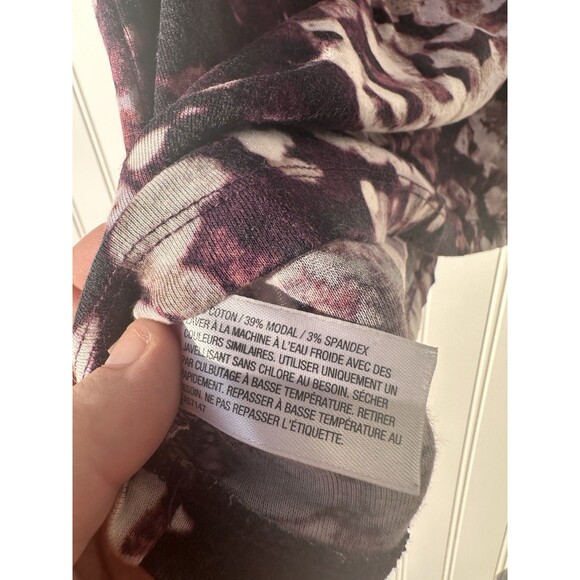 Mossimo Women's Medium Purple Tank Top Cotton Blend Round Neck - Picture 4 of 4